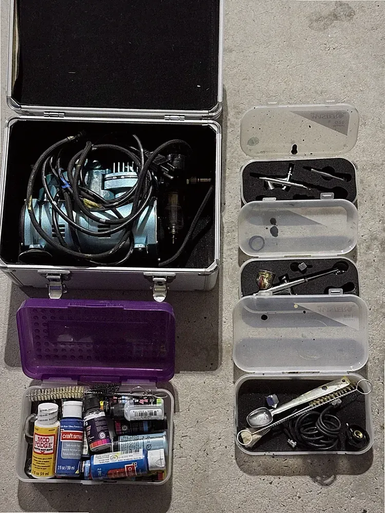 Master Airbrush Cool Runner Professional Air Compressor TC-40 With Accessories