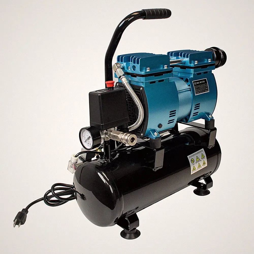 Master Airbrush Super Powerful 1HP Air Compressor, 9 Ltr Storage Tank 85L/M Hose