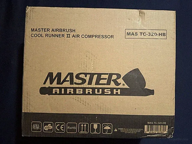 Master Airbrush TC-320-HB Cool Runner II Compressor Kit w/ G22 Hose