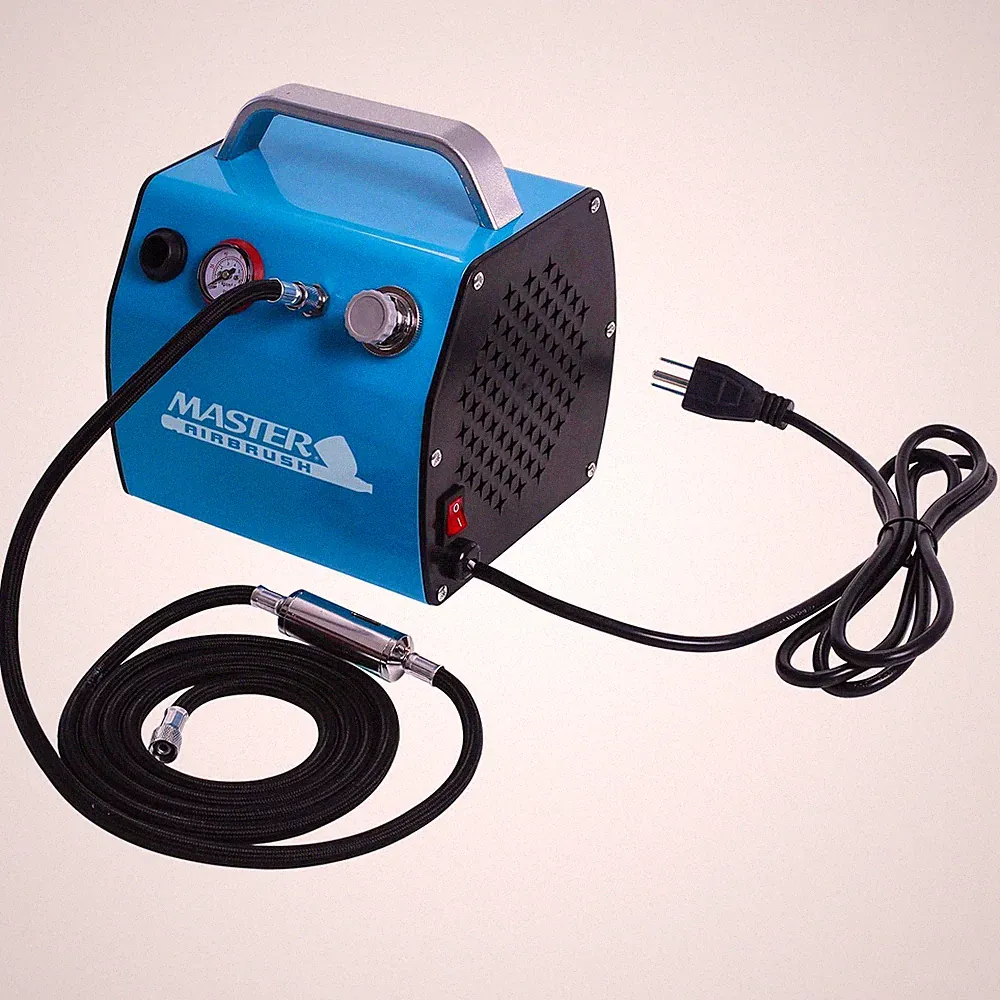 Master TC-77 Super Quiet High Performance Airbrush Air Compressor Hobby Tattoo