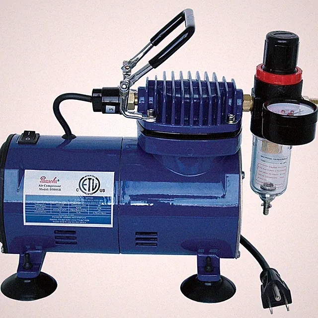 Paasche 1/5 HP Airbrush Compressor w/Regulator, Moisture trap & Auto Shutoff